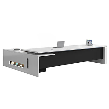 Modern Executive Desk 25-110 in Wide with Side Storage for Home Office