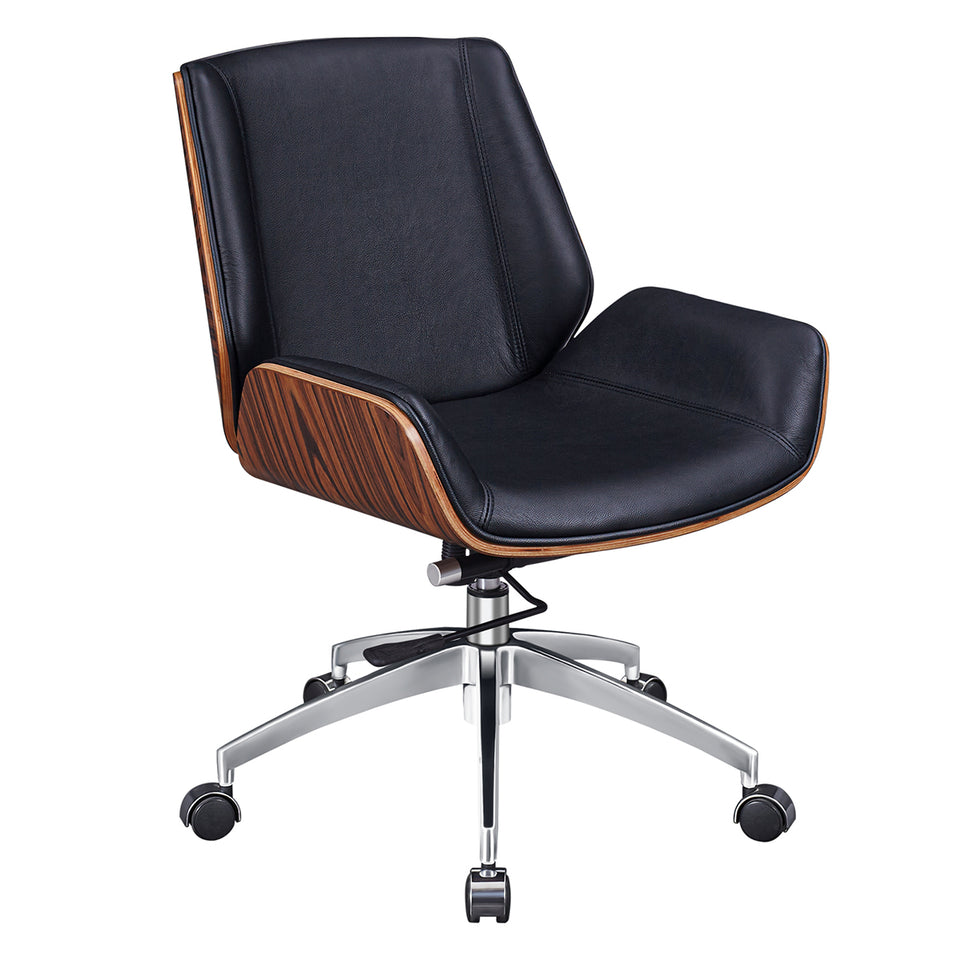 Modern Leather Office Chair with Adjustable Height & 360° Swivel TY310（In Stock）