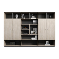 Luxury Double Cabinet Executive Office Desk and Modern Single Managerial Executive Desk Set with Chair LBZ-10140