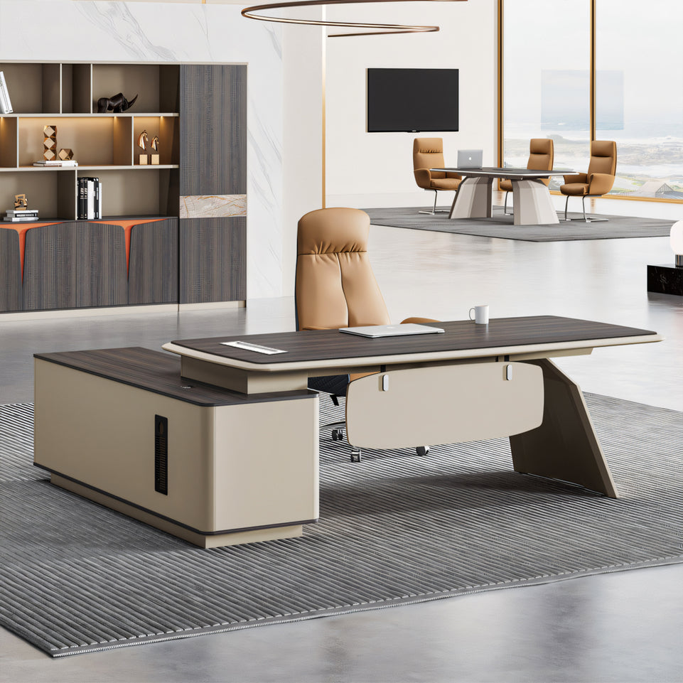 Light luxury class desk modern simple boss desk president desk executive desk LBZ-10132