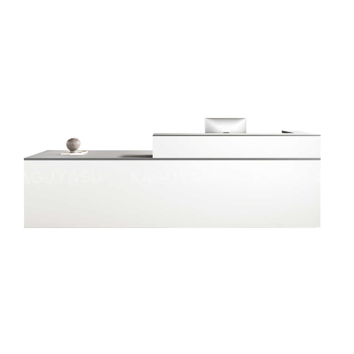 Minimalist Office Reception Desk with Keyboard Tray and Drawer JDT-2216