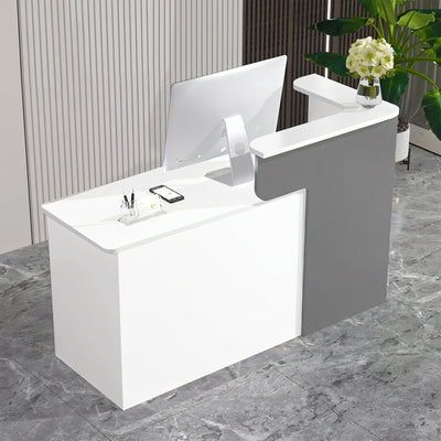 Fashion Counter Reception Desk Front Office Reception Furniture Entrance Shopping Center JDT-1045