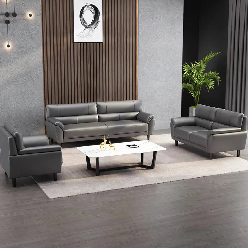 Modern Sofa 37-87 in Wide with Lumbar Support for Reception Area
