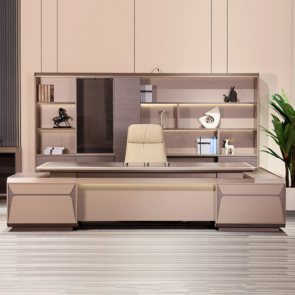 Exquisite Executive Desk with Spacious Desktop LBZ-2057