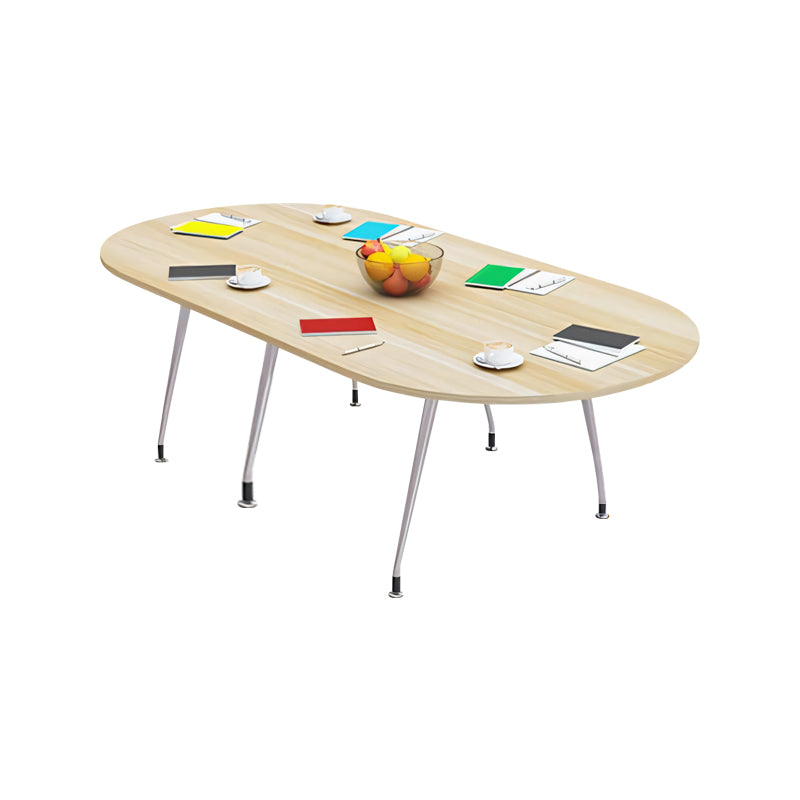 Oval Conference Table Simple Modern Reception Table and Chairs Round Conference HYZ-10114