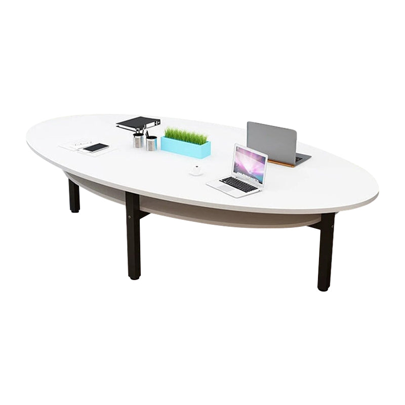 Simplified Oval Conference Table Round Meeting Desk  HYZ-10112