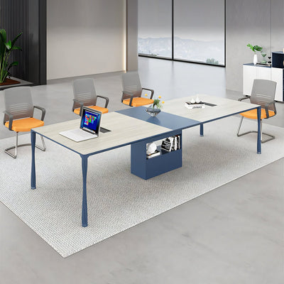 Conference Table Long Table Simple Modern Negotiation Office Long Table and Chairs HYZ-10139