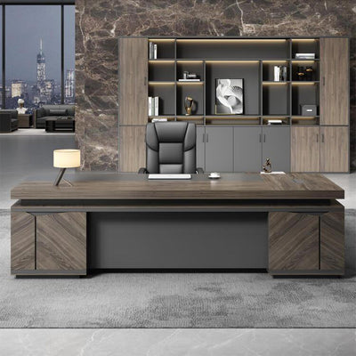 Elegant Vintage Executive Desk LBZ-730