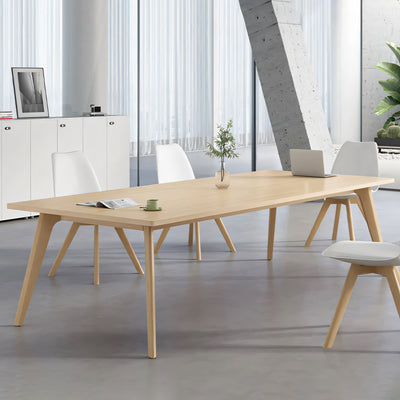 Simple Modern Nordic Solid Wood Conference Table and Chairs Rectangular Conference HYZ-10121