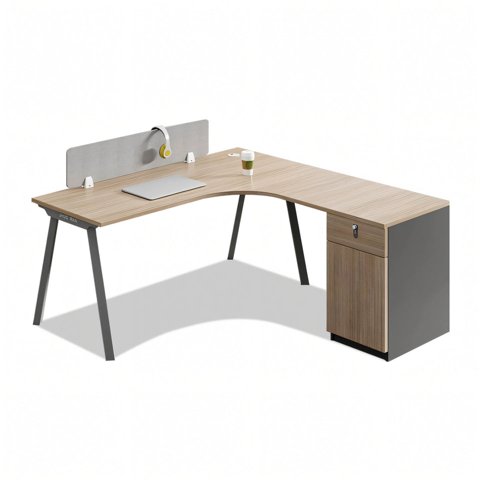 Modern Office Desk and Chair Set for 2/4/6 Employees – Sleek and Simple Design BGZ-K004