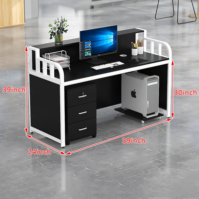 Modern Single Desk with Partition - Ideal for Offices and Workstations BGZ-020