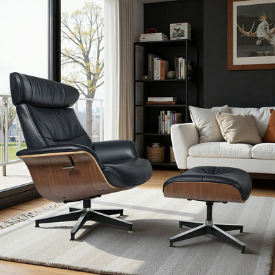 Premium Stylish Office Chair with Sturdy Five-Star Base and Adjustable Headrest  HJ401（In Stock）