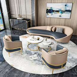 Modern Reception Desk 67 in Wide with Lumbar Support for Hotel Lobby