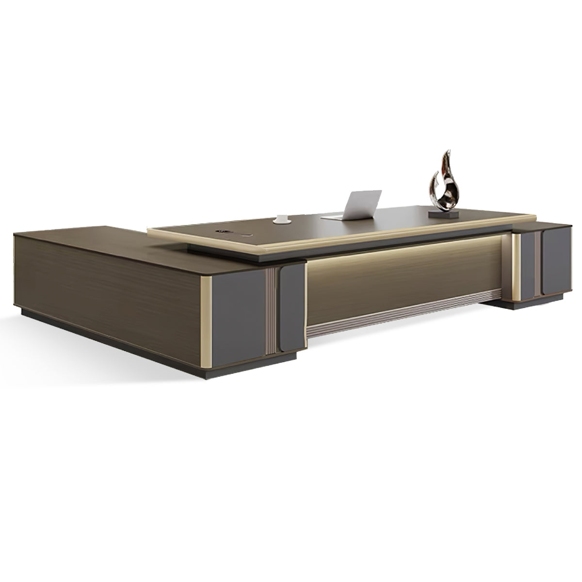 Luxury L-Shaped Executive Desk with Drawers LBZ-2116