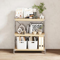 Modern Steel Frame Storage Rack with Adjustable Foot Pads for Living Room or Kitchen CWG-2077（In Stock）