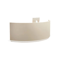 Semi-Circular Curved Reception Desk with Large Storage for Clothing Stores and Business Reception Areas JDT-1104