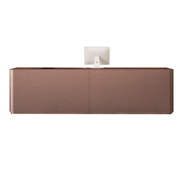 Salon Reception Desk 31-142 in Wide with Keyboard Tray, File Drawers & Lockable for Salon
