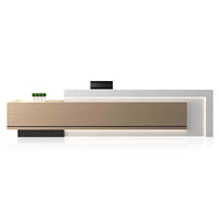 Minimalist Office Lobby Reception Desk with Lockable Storage JDT-2073