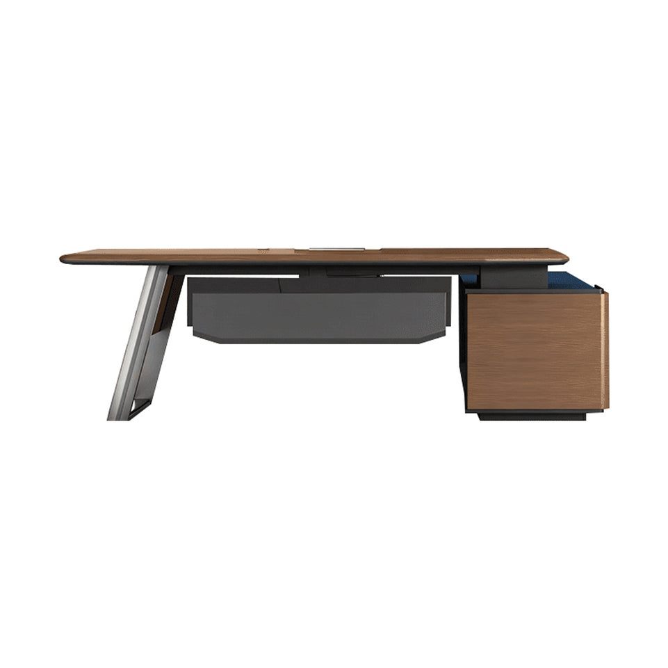 Luxury Office Executive Desk L-Shape Corner Desk Large-capacity Storage Space LBZ-1063