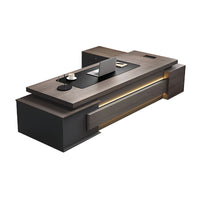 Refined Modern Executive Desk With Secure Storage And Cable Management LBZ-2175