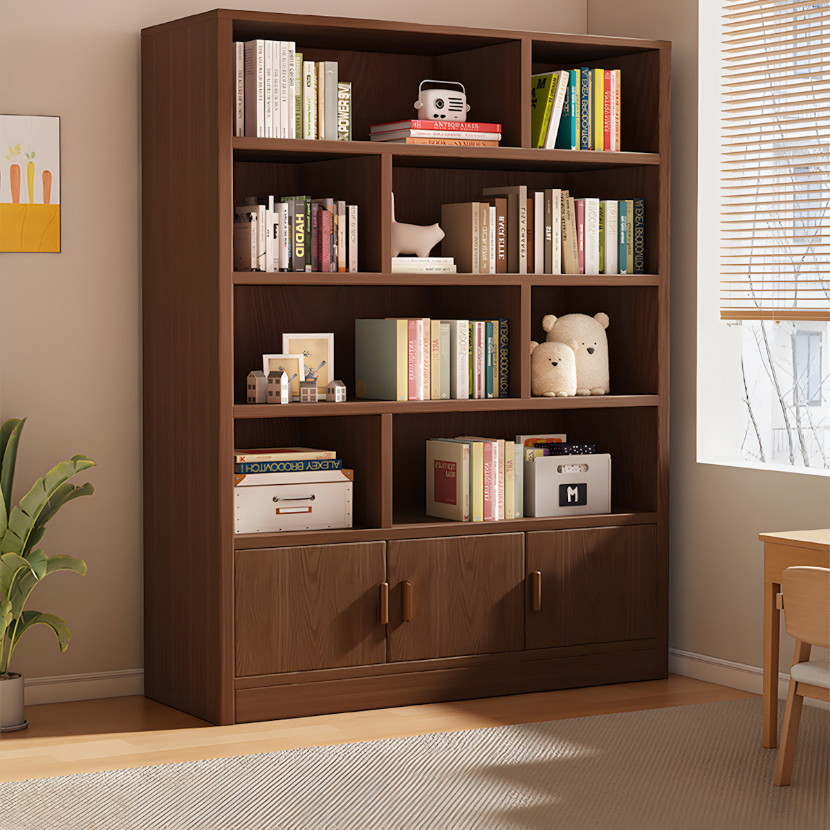 Store Cabiinet Storage Cabinet with Dust-Proof Doors for Living Room & Retail Store