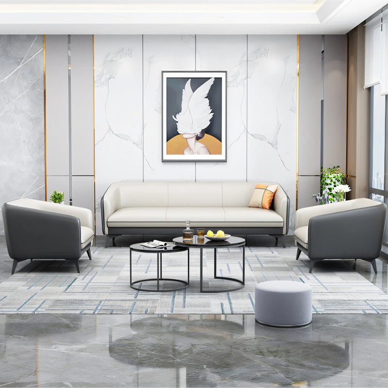 Modern Reception Desk 30-70 in Wide with Breathable Mesh & Lumbar Support for Office Lobby