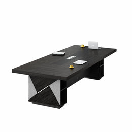 Elegant Office Conference Table And Chair Set With Large Storage And Durable Surface HYZ-2022