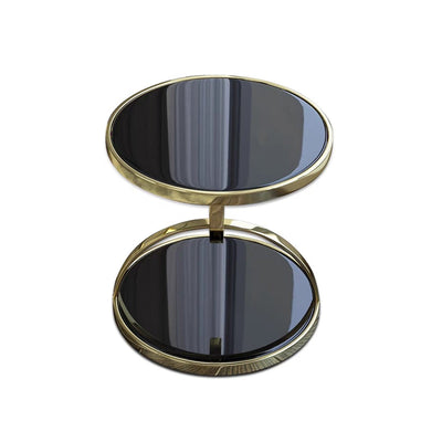 Modern Luxury Round Mirror Tray: Elegant and Sophisticated Accent Piece!