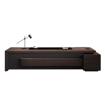 Refined Modern Executive Desk With Secure Storage And Cable Management LBZ-2175