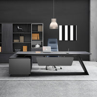 Modern Boss Desk With Powder-Coated Legs fashion simple general manager table cabinet matching LBZ-10111