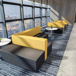 Modern Sofa 47-52 in Wide for Reception Area