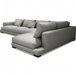 Modern Sofa 110-140 in Wide with Lumbar Support for Living Room