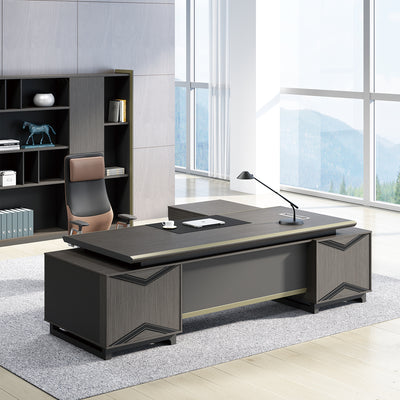 Stylish Layered Executive Desk Modern Desk LBZ-2049