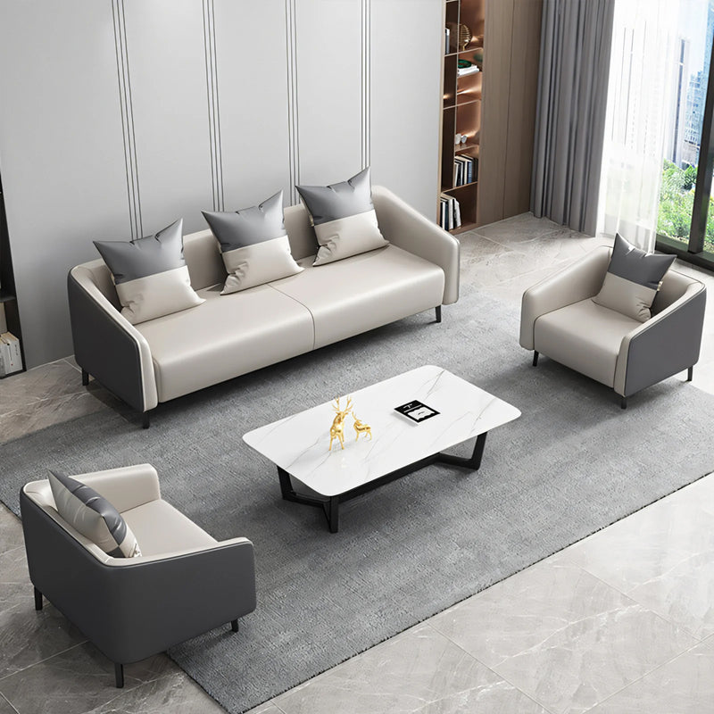 Modern Sofa 30-69 in Wide with Lumbar Support for Reception Area