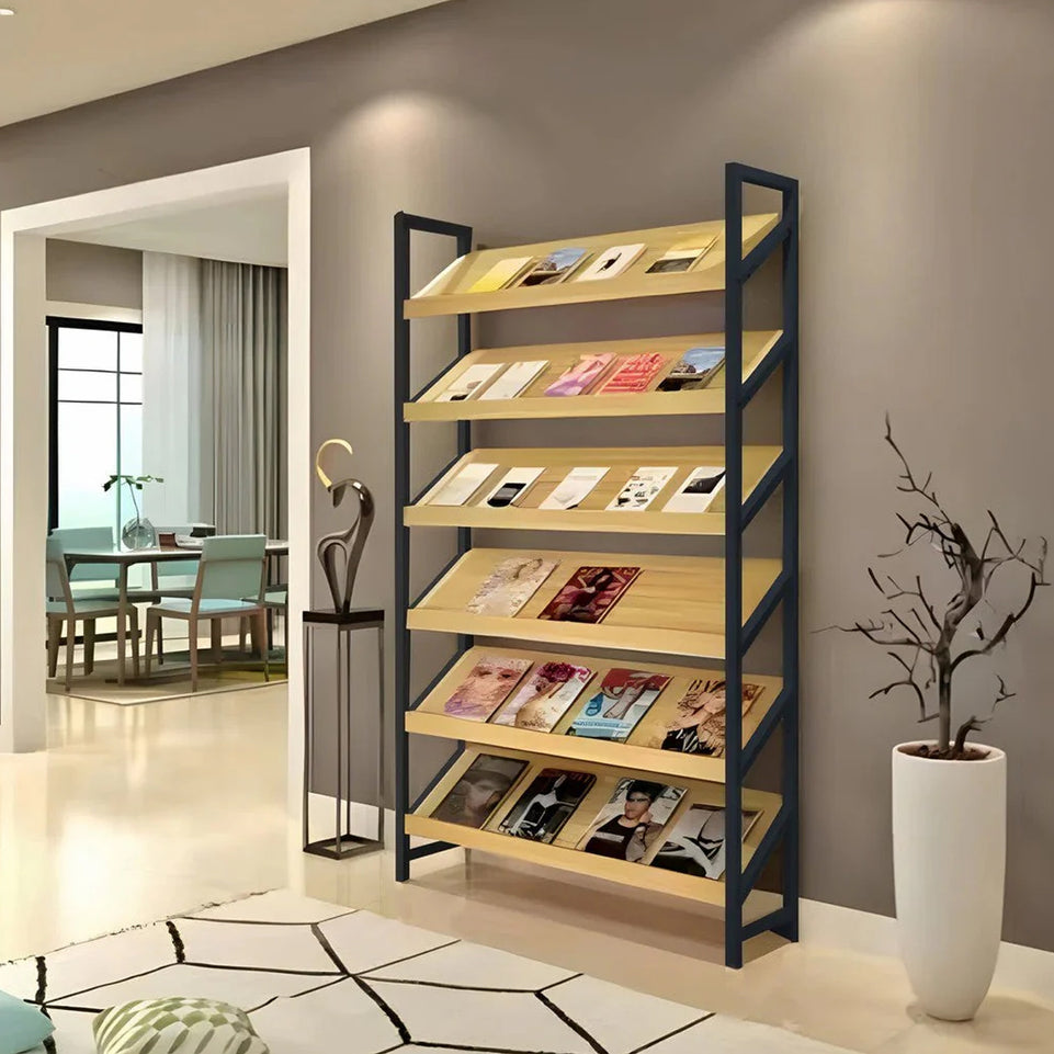 Open Bookshelves and Bookcases Freestanding Bookshelf 6-Tier Tall Bookshelf ZZJ-008 (In Stock)