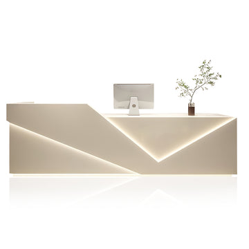 High-End Salon Reception Desk with Ample Storage Space JDT-2060