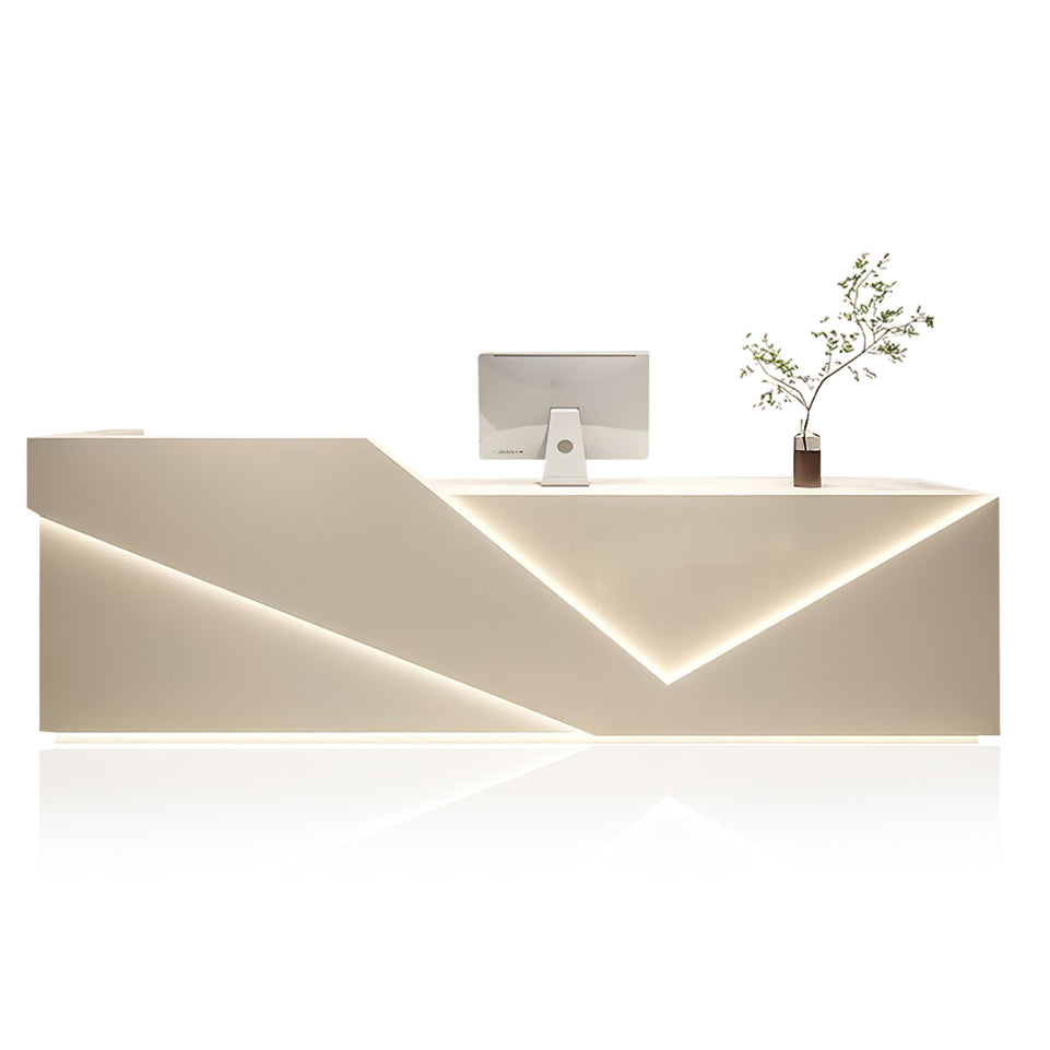 High-End Salon Reception Desk with Ample Storage Space JDT-2060