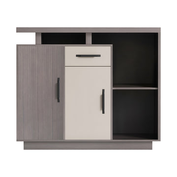 Elegant Eco-friendly Storage Cabinet with Thickened Top and Open & Closed Compartments for Offices & Tea Rooms CWG-2204