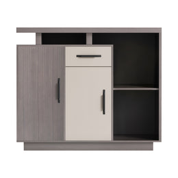 Elegant Eco-friendly Storage Cabinet with Thickened Top and Open & Closed Compartments for Offices & Tea Rooms CWG-2204