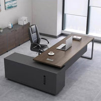 Boss desk simple modern office furniture large desk Textured Boss Desk LBZ-10164