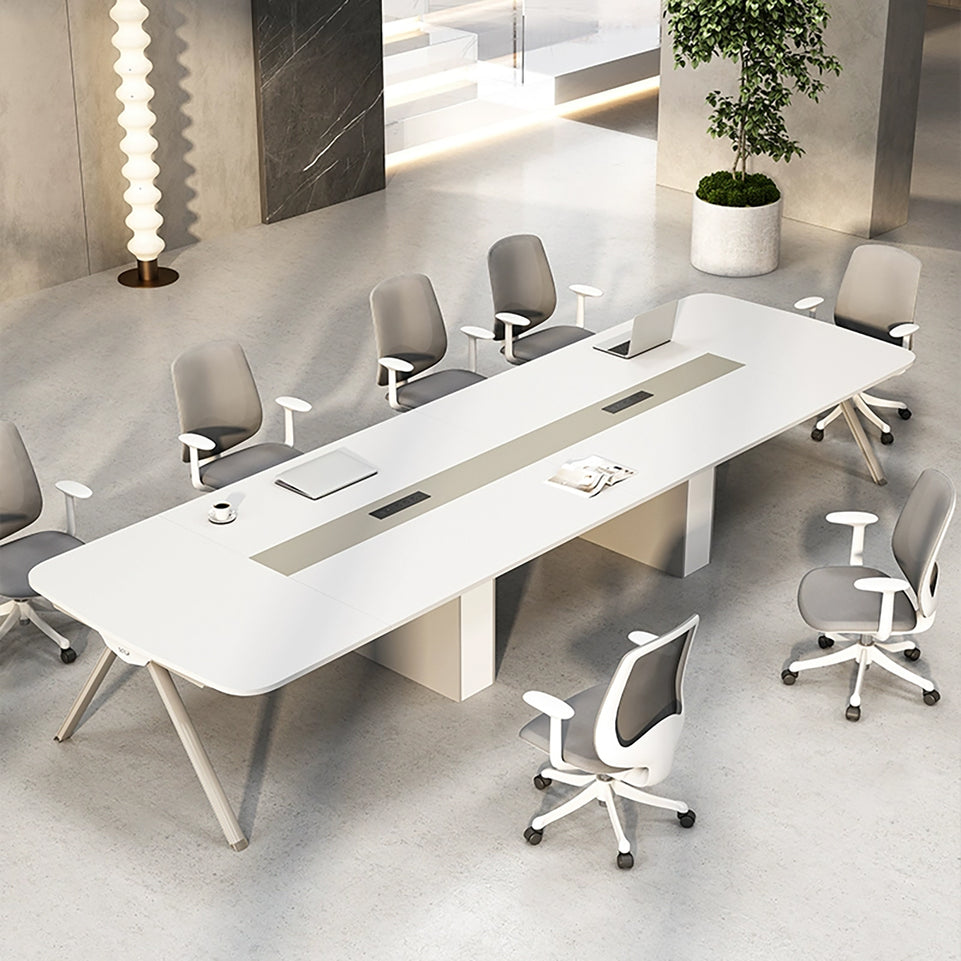 Small conference table long table modern Simple Office Meeting Tableand chairs HYZ-1092