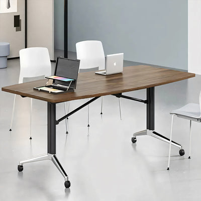 Mobile splicing conference table multifunctional telescopic Folding Desk HYZ-1091