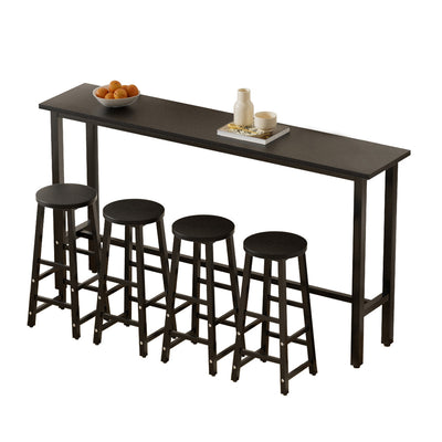 Modern Wall-Mounted Bar Table with High Stools SZ-BTZ-0001 (In Stock)