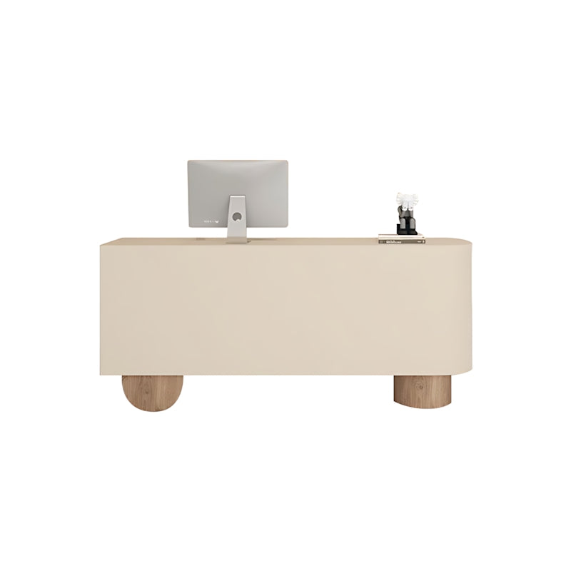 Small Straight Reception Counter with Compartments and Drawers for Salon JDT-10125