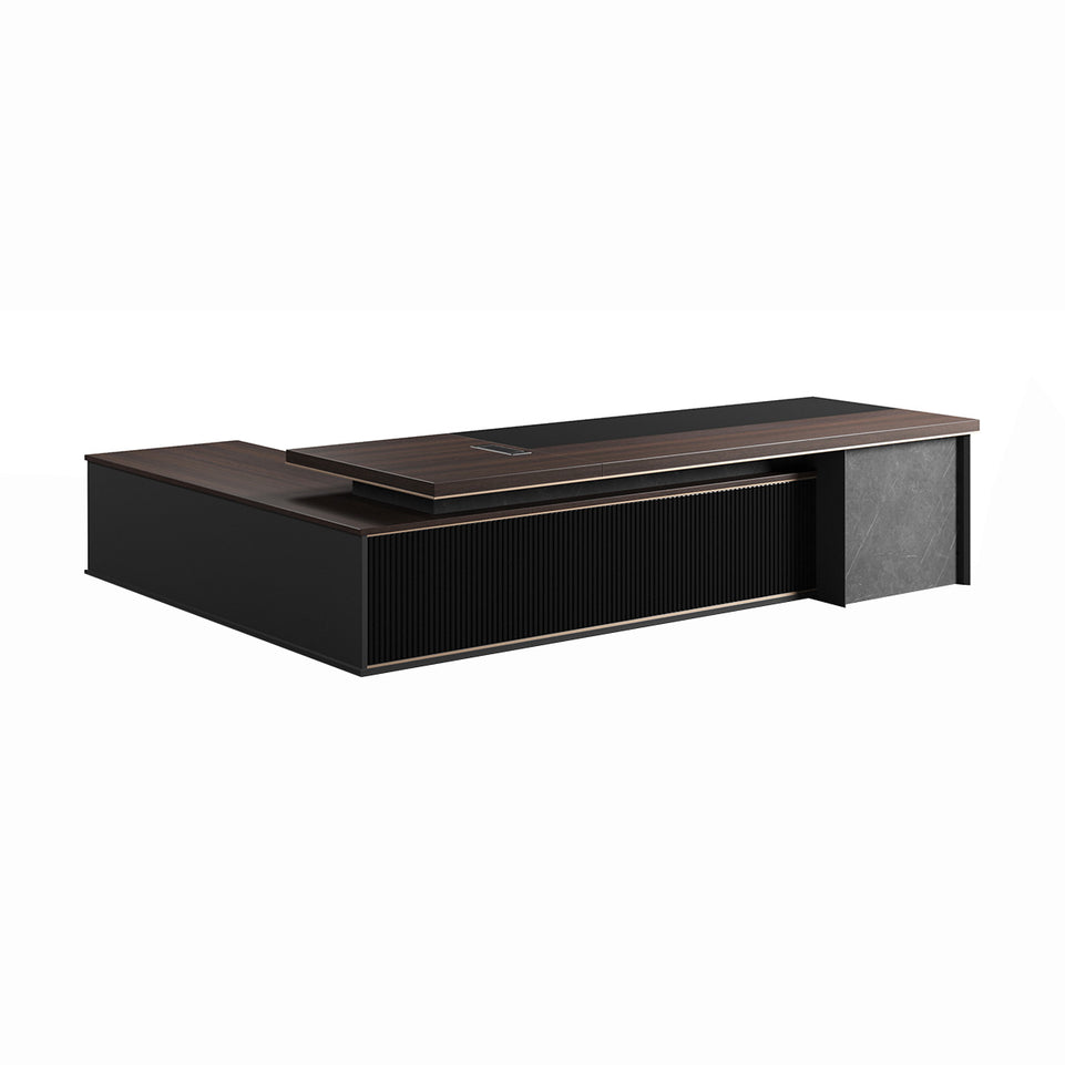 Sophisticated Executive Desk With Thick Base LBZ-2068