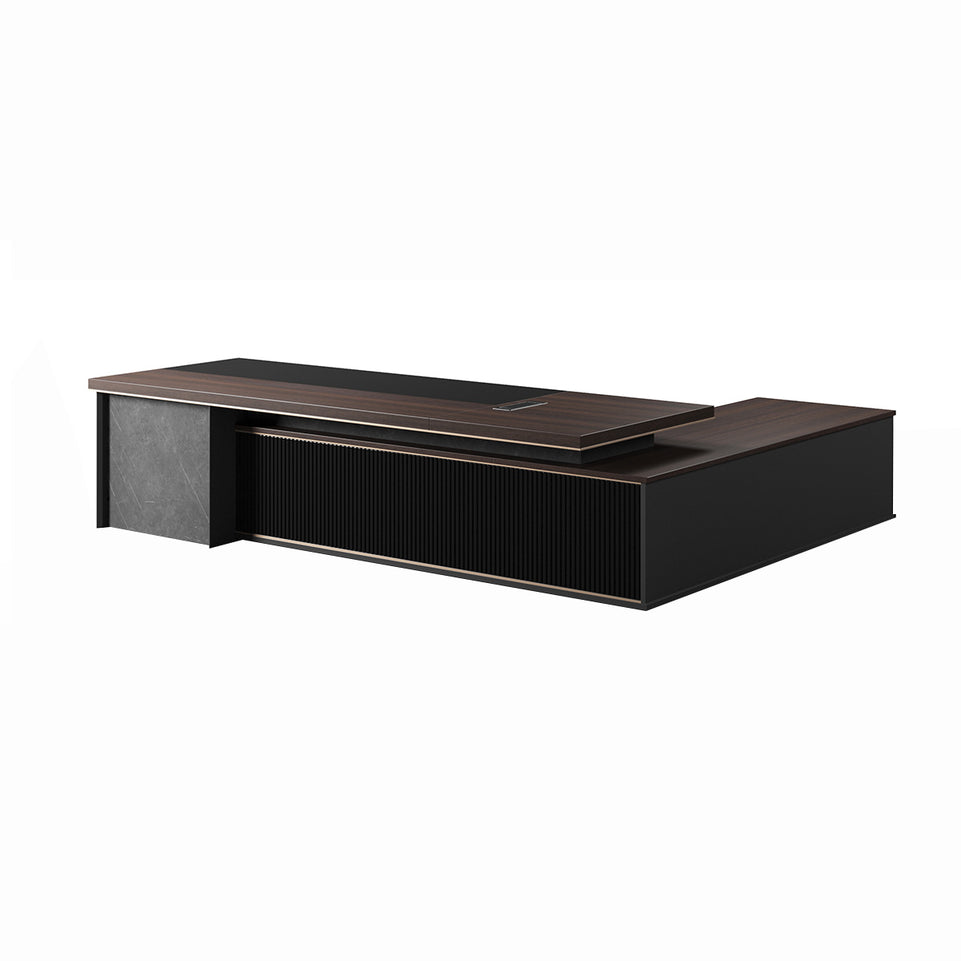 Sophisticated Executive Desk With Thick Base LBZ-2068