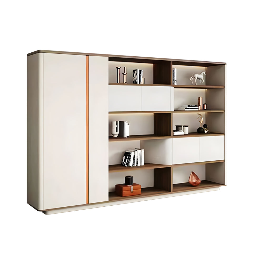 Modern L-Shaped Executive Office Desk with Storage Drawers for Corporate Office LBZ-2307
