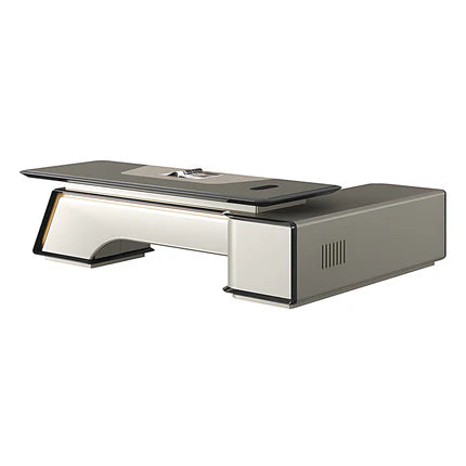 Modern L-Shaped Office Executive Desk with Storage Cabinet for High-End Workspaces LBZ-2170