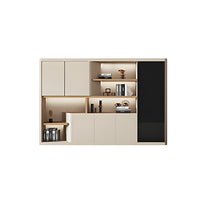 Modern Luxury Executive Desk With Curved Panel Comfortable Office Desk LBZ-1055