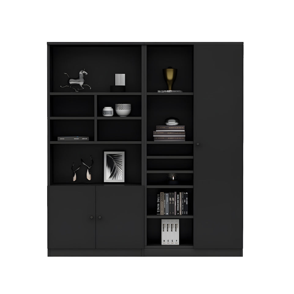 Office Executive Desk With curtain board with wiring hole Steel Leg Adjuster Foot LBZ-1078